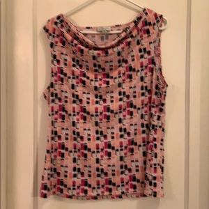 Tahari cowl neck Shell